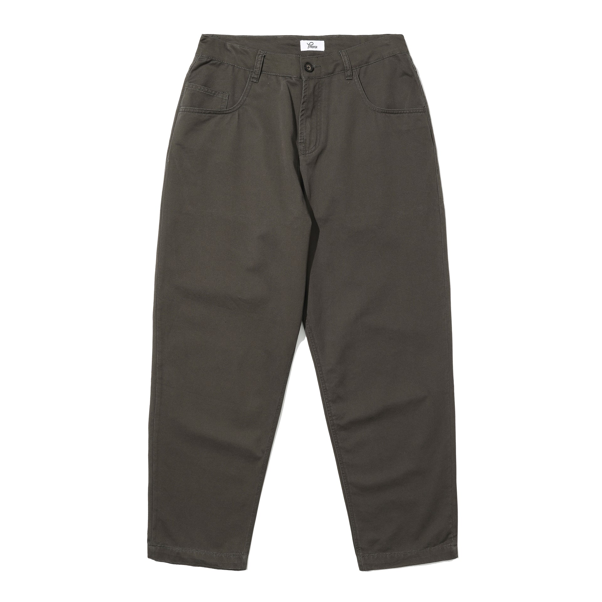 Five pocket Chino I Khaki Green